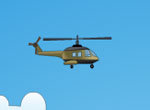 Вертолет над городом